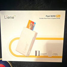 Liene Pearl N200 Pro Portable Zink Photo Printer, Bluetooth, 2x3 Bundle picture