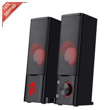 Compact USB Powered GS550 Gaming Speakers with Red LED & Handy Volume Control picture