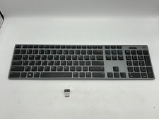 Dell WK717 Premier Wireless Bluetooth Gray Keyboard W/ RECIEVER -  picture