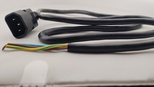 NEW Well-Shin WS-003 POWER CORD 4FT, IEC 60320 C14 to Free End ROJ,10 A,250v picture