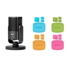 Rode NT-USB Mini USB Microphone Bundle with Rode Colors Color-Coded Caps (Set of picture