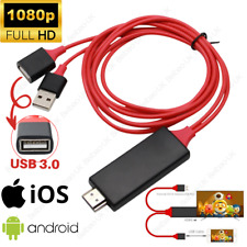 4K HDMI Mirroring AV Cable Phone to HDTV TV Adapter For iPhone Android Universal picture