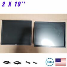 Lot2 Dual Dell P1913Sf 19inch 1440x900 LCD Monitors no stand+Display Port Cables picture