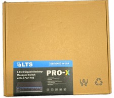 LTS PRO-X XCPOE-SW402G 6-Port Gigabit Managed Desktop Switch, 4-Port PoE picture