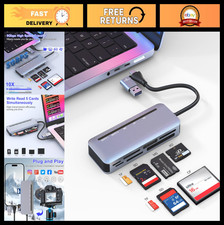 7-in-1 USB-A/USB-C Multi Memory Card Reader for SD/TF/MS/XD/CF Cards, iPhone, An picture