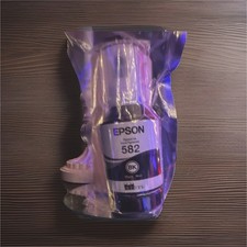 Epson 582 Black Inkjet Printer Ink Refill Bottle for Epson Printers picture