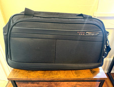 Samsonite Pro-DLX Travel Briefcase Overnight Duffel Bag Black Navy w/ Strap picture