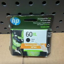 HP 60XL Black Ink Cartridge CC641WN#140 Genuine for HP Printer 600 Pages picture