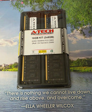 A-Tech 16GB (2x8GB) DDR3 1600MHz PC3-12800 CL11 DIMM 2Rx8 1.5V 240-Pin Non-EC... picture