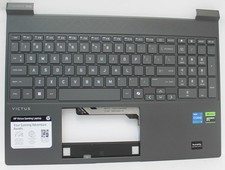 P23217-001 HP Palmrest Top Cover w/ US Keyboard Victus 15-FA2082WM Grade A picture