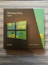 Microsoft Windows 8 Pro 32 & 64-Bit DVD Software PC Upgrade 2012 New / Sealed picture