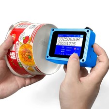 Mini handheld inkjet printer for courier label date QR code picture