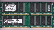 2GB 2x1GB PC-3200 KINGSTON KVR400/1GR DDR-400 ProMOS Desktop Ram Kit DDR1 PC3200 picture