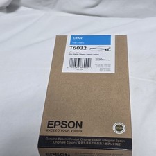 Genuine Epson Cyan Ink Cartridge T6032 Date: 2014 picture