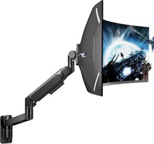 Heavy Duty Wall Mount Spring Arm for Ultrawide Monitor up to 57