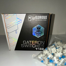 110 Glorious Gateron Blue Mechanical Keyboard Switches picture