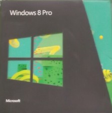 Microsoft Windows 8 Pro 32/64 Bit Edition with Authentic Key Card Pre-Owned picture