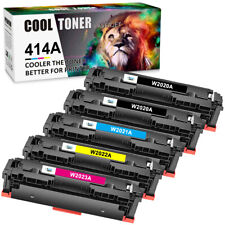 Toner for HP 414A W2020A Color Laserjet Pro M454dw MFP M479dn M479dw No Chip LOT picture