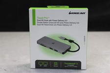IOGEAR Travel Pro Dual HD Dock with Power Delivery 3.0 GUD3C09 picture