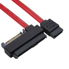 SAS 29 Pin SFF-8482 to SATA 7Pin Hard Disk Drive Raid Cable with SATA Power Cord picture