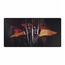 Deadpool And Wolverine Slashing Claws Dark Portrait Mouse Pad Desk Mats Marvel picture