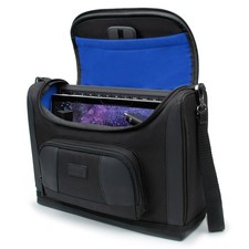 USA GEAR Small Messenger Bag for Surface Pro 8, 7, 6, Surface Pro X (Blue) picture
