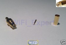 1 x Straight SMC Male Crimp for RG174 RG179 RG316 RG188 Coax Cable RF Connector picture