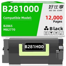 B281000 B281H00 B281X00 Toner Cartridge Compatible for Lexmark B2865 MB2770 picture