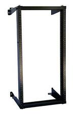 22U Wall Mount Open Frame 19'' Server Equipment Rack Threaded 15 inch depth Blac picture