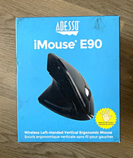 Adesso iMouse E90 Wireless Left-Hand Vertical Ergonomic Mouse 2400 DPI Black picture