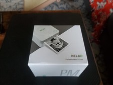 NIB & SEALED - NELKO PM230 Portable Bluetooth Mini Printer + 3 rolls Thermal Lab picture