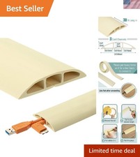 Bates 30ft Floor Cord Cover - Durable PVC Cable Protector for Safety & Style picture