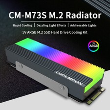M.2 Cooling SSD Cooler RGB HeatSink 2280 Radiator Addressable LED NGFF NVME PCIE picture