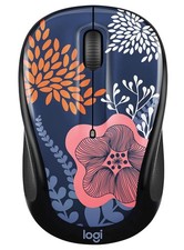 Logitech M317c Forest Floral Wireless Mouse USB Receiver Tested picture