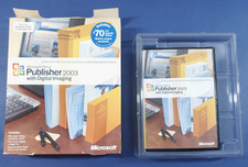 Microsoft Office Publisher 2003 Digital Imaging Pro 9 Big Box Windows XP w Key picture