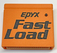 Commodore 64 Epyx Fast Load Clone Cart in Orange 3D printed case   picture
