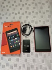 Amazon Fire HD 8 16GB Wi-Fi 8-inch Tablet Red Bundle Charger picture
