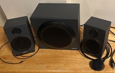 Speakers Logitech Z333 80W Multimedia Subwoofer and Speakers For PC 980-001203 picture