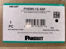 Panduit FHS9N-12-3AP  12F OS2 HD FLEX SC/APC Splice Cassette Loaded picture