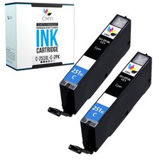 CMYi 2-Pack CLI-251XL Cyan Ink Cartridges for Canon PIXMA MG6320 MG6420 MG6620 picture