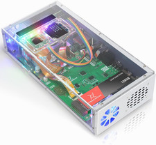 PC Case Kit for Raspberry Pi 5 with Cooling Fan,128Gb M.2 Nvme SSD 800 Mb/S, 5 M picture