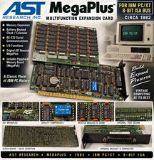 AST Research MegaPlus 1982 IBM PC XT 8-Bit ISA Memory Expansion MegaPak Vintage picture