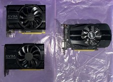 ASUS/EVGA GeForce GTX Graphics Cards (1x 1050 + 2x 1050 Ti) - Working - Lot of 3 picture