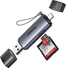 UGREEN SD Card Reader USB C, 3.0 Micro 2 in 1 Deep Gray picture