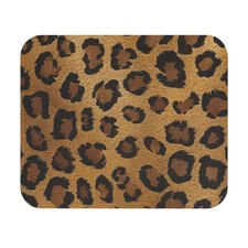 Leopard Print Mouse Pad | Rectangle Animal Print Desk Mat picture
