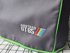 AMSTRAD MONITOR GT65 - Dust Cover- graphite grey cotton canvas picture