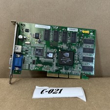 MSI  NVIDIA MS-8826 Ver 30B GeForce2MX 32MB AGP Video Card S-Video VGA AV GPU picture