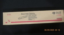 XEROX BLACK HIGH CAPACITY TONER CARTRIDGE PHASER 6250 COLOR LASER PRINTER picture