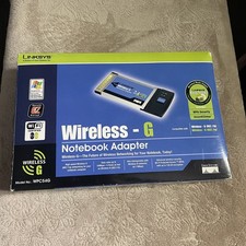 Cisco Linksys WPC54G Wireless-G Notebook Adapter CardBus Card Laptop PC picture