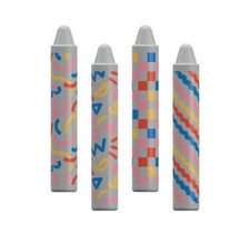 Kids Crayon Style Universal Tablet Stylus - 4 Pack Grey. Brand New In Box. picture